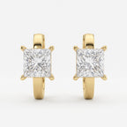 The Aurelia Princess Diamond Huggies Hoops Earrings