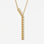 Aurelia Luxe Celestial Cascade Round Diamond Fashion Necklace