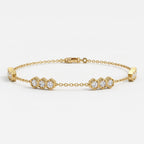 Luxury Timeless Radiance Round Diamond Chain Bracelet