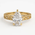 The Enchantress Pear-Cut Diamond Vintage Ring