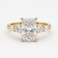 The Aurelia Radiant Five-Stone Diamond Side Stone Ring