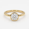 Élan Round Diamond Bezel Setting Solitaire Ring
