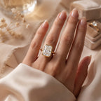 Elysian Radiant Diamond Bezal Setting Solitaire Ring