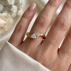 Eternal Grace Marquise Diamond Infinity Solitaire Ring