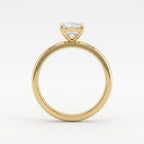 Modern Princess Cut Diamond Solitaire Engagement Ring