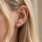 Aurelia Duo Emerald & Pear Diamond Fashion Earrings