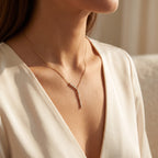 Aurelia Luxe Celestial Cascade Round Diamond Fashion Necklace