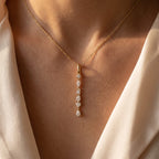 Ethereal Elegance Multi-Cut Diamond Pendant Necklace