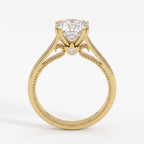 Celestine Grace Classic Round Diamond Hidden Halo Ring