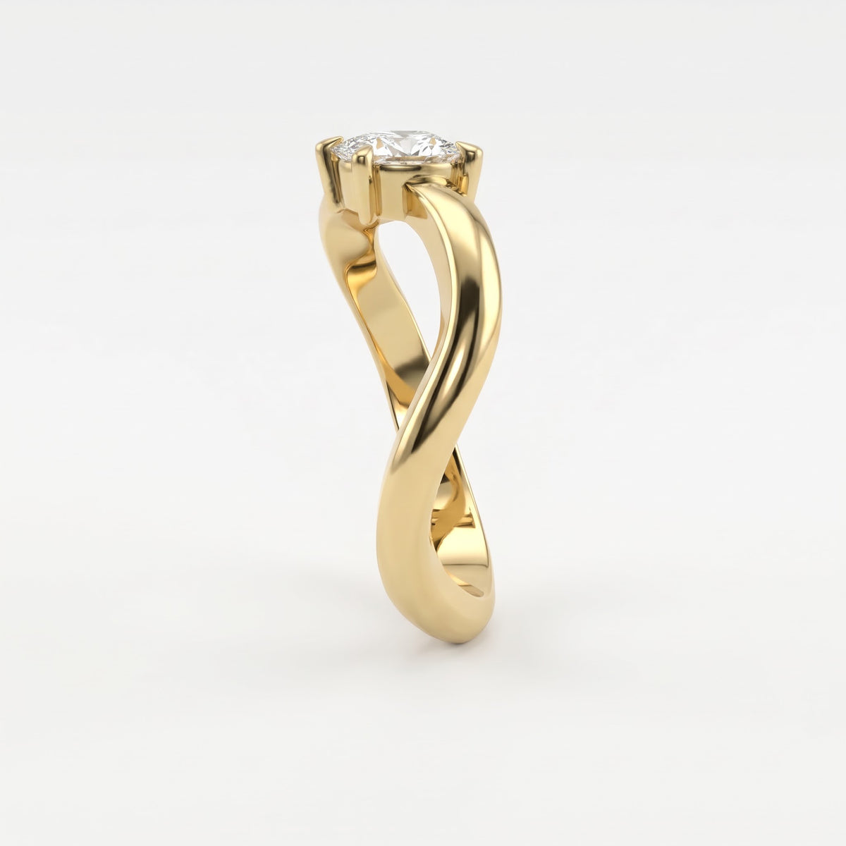 Eternal Grace Marquise Diamond Infinity Solitaire Ring