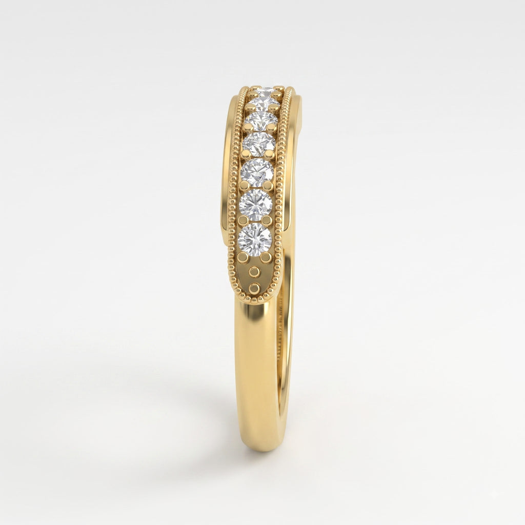 Seven-Stone Radiance Round Diamond Eternity Ring