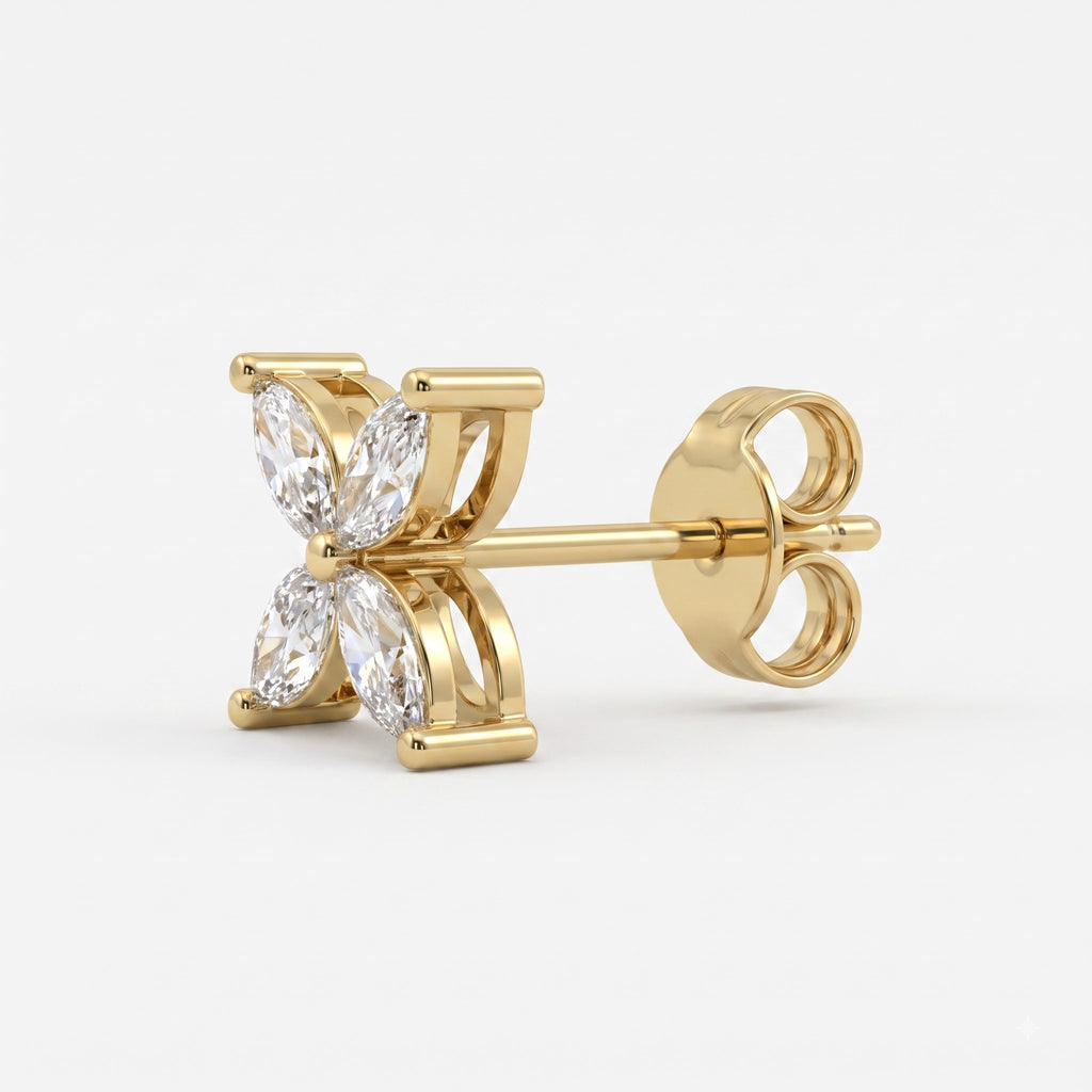 Luxury Marquise diamond butterfly Design Fashion earrings