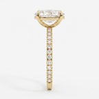 Oval Lab Grown Diamond Engagement Ring