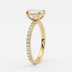 Oval Lab Grown Diamond Engagement Ring