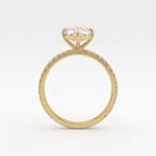 Eternal Heart Diamond Pave Setting Engagement Ring