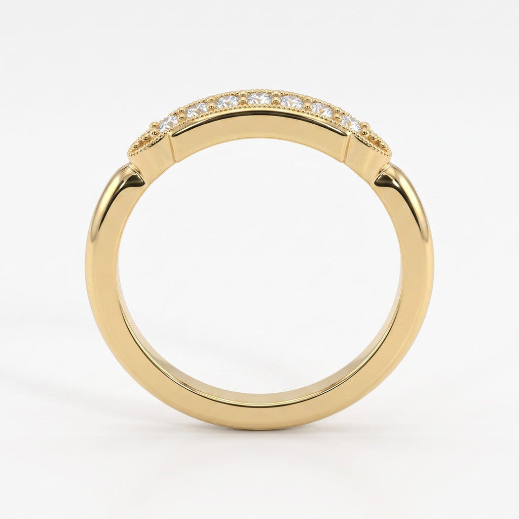 Seven-Stone Radiance Round Diamond Eternity Ring