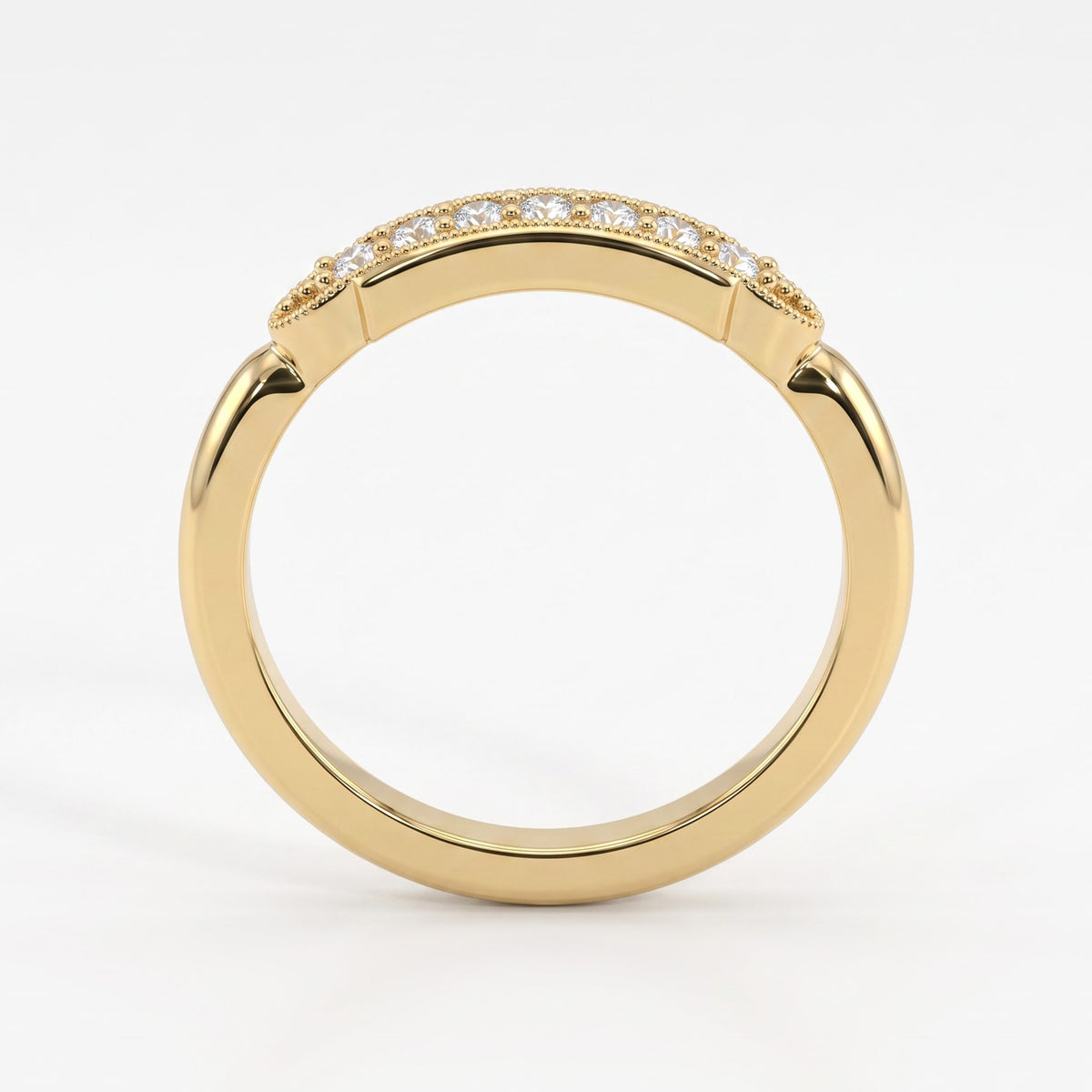 Seven-Stone Radiance Round Diamond Eternity Ring