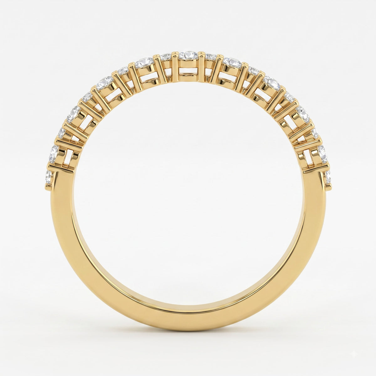 Aurielle Bloom Round Diamond Eternity Ring