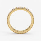 Aurelia Étoile Round & Baguette Diamond Eternity Band