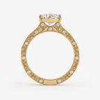 Élan Fleur Dutch Marquise Diamond Botanical Vintage Ring