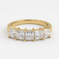Modern Princess Cut Diamond Eternity Ring
