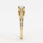 Lumière Grace Round Diamond Hidden halo Ring