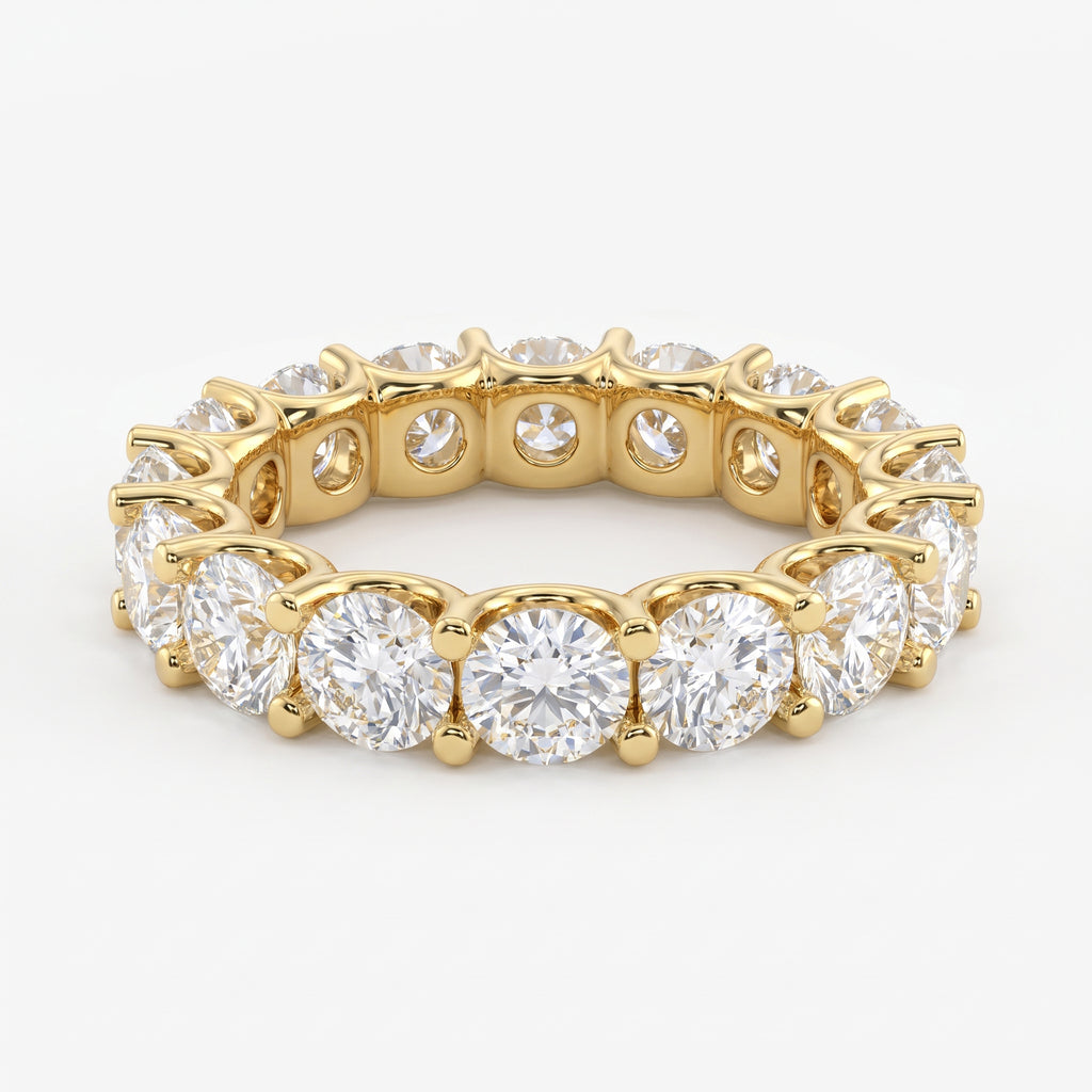 Round Brilliant Lab Diamond Eternity Ring