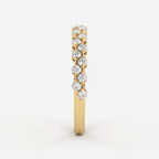 Aurielle Bloom Round Diamond Eternity Ring