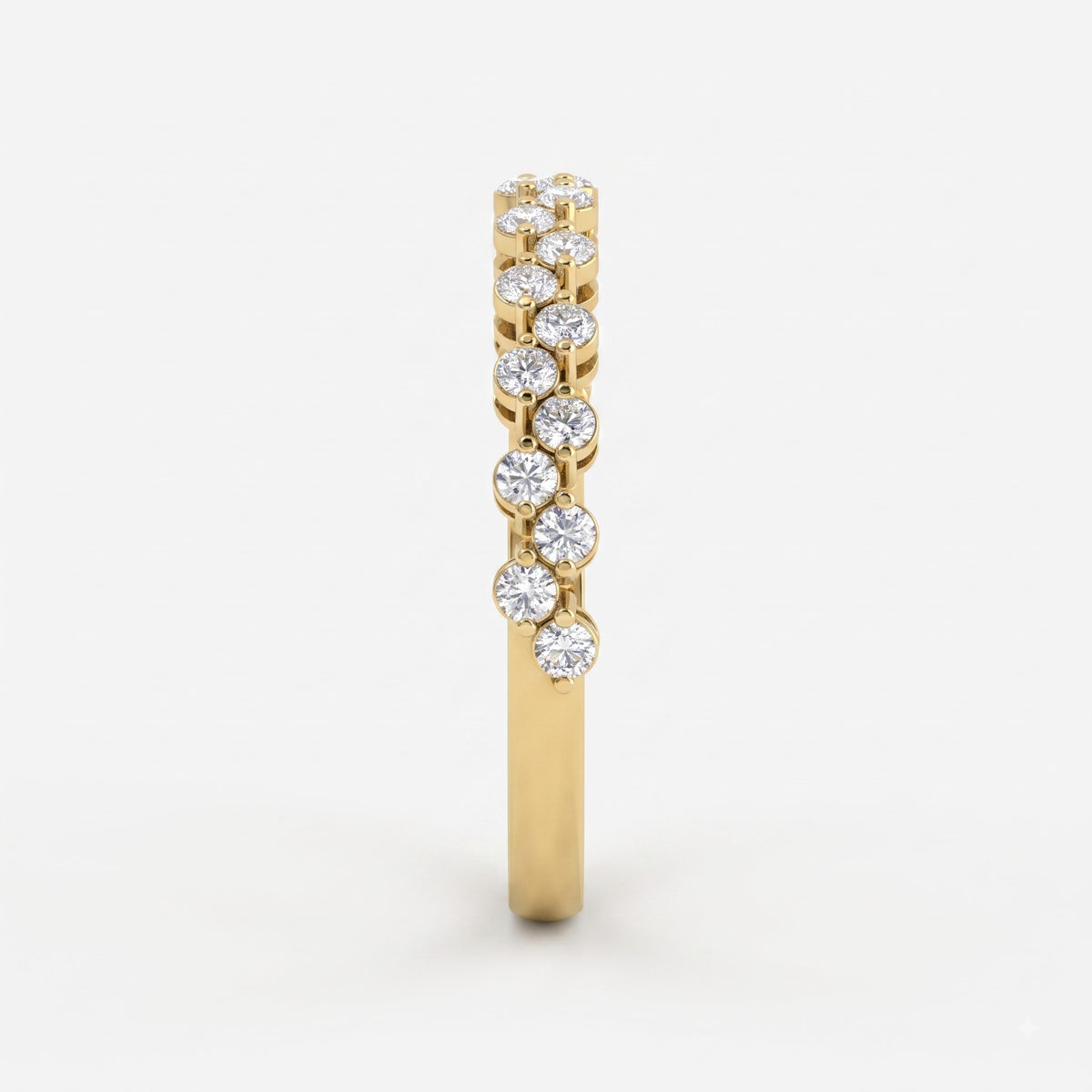 Aurielle Bloom Round Diamond Eternity Ring
