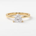 Trillion Cut Lab-Grown Diamond Solitaire Engagement Ring