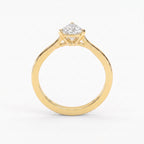 Trillion Cut Lab-Grown Diamond Solitaire Engagement Ring