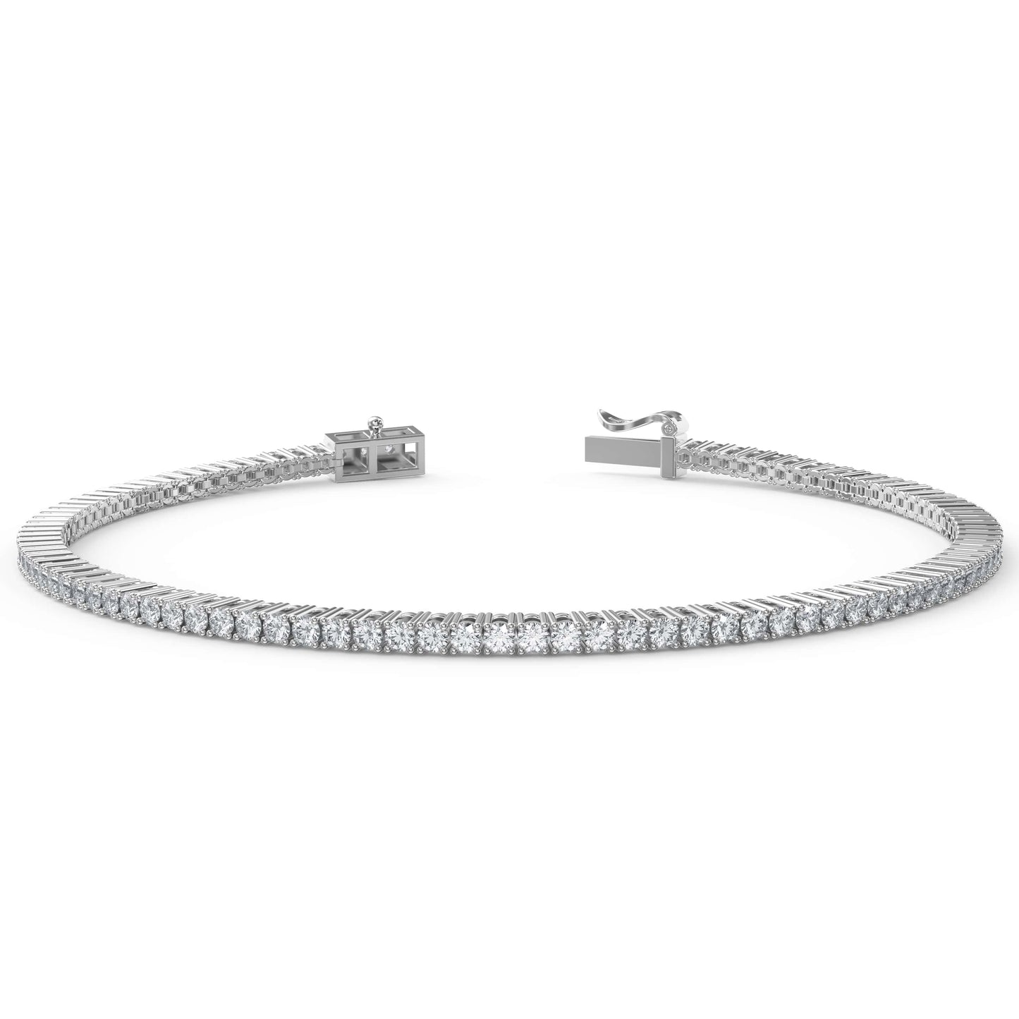 Timeless Round Brilliant Tennis Bracelets