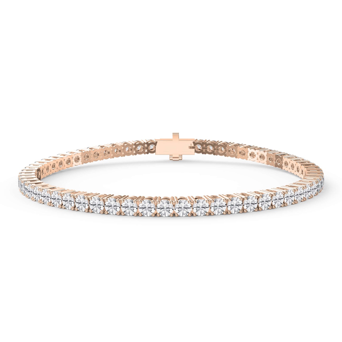 Round Shape Diamond Tennis Bracelet