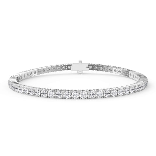 Round Shape Diamond Tennis Bracelet