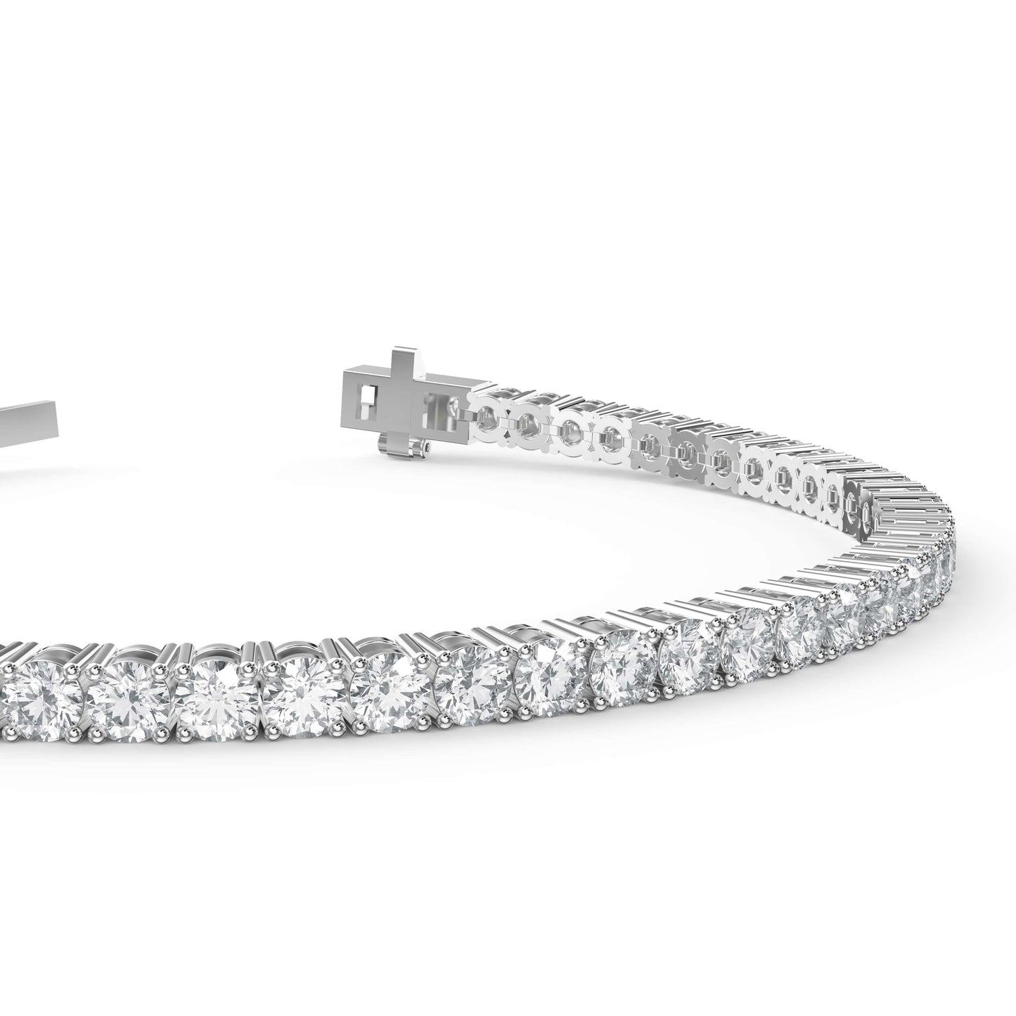 Round Shape Diamond Tennis Bracelet