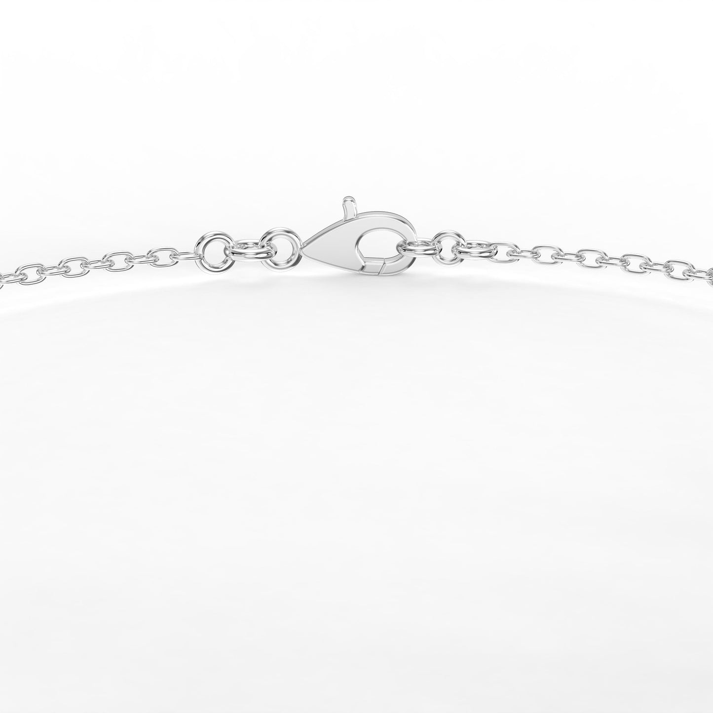 Modern Diamond Station Bracelet with Alternating Round & Princess-Cut Bezel Set Diamonds