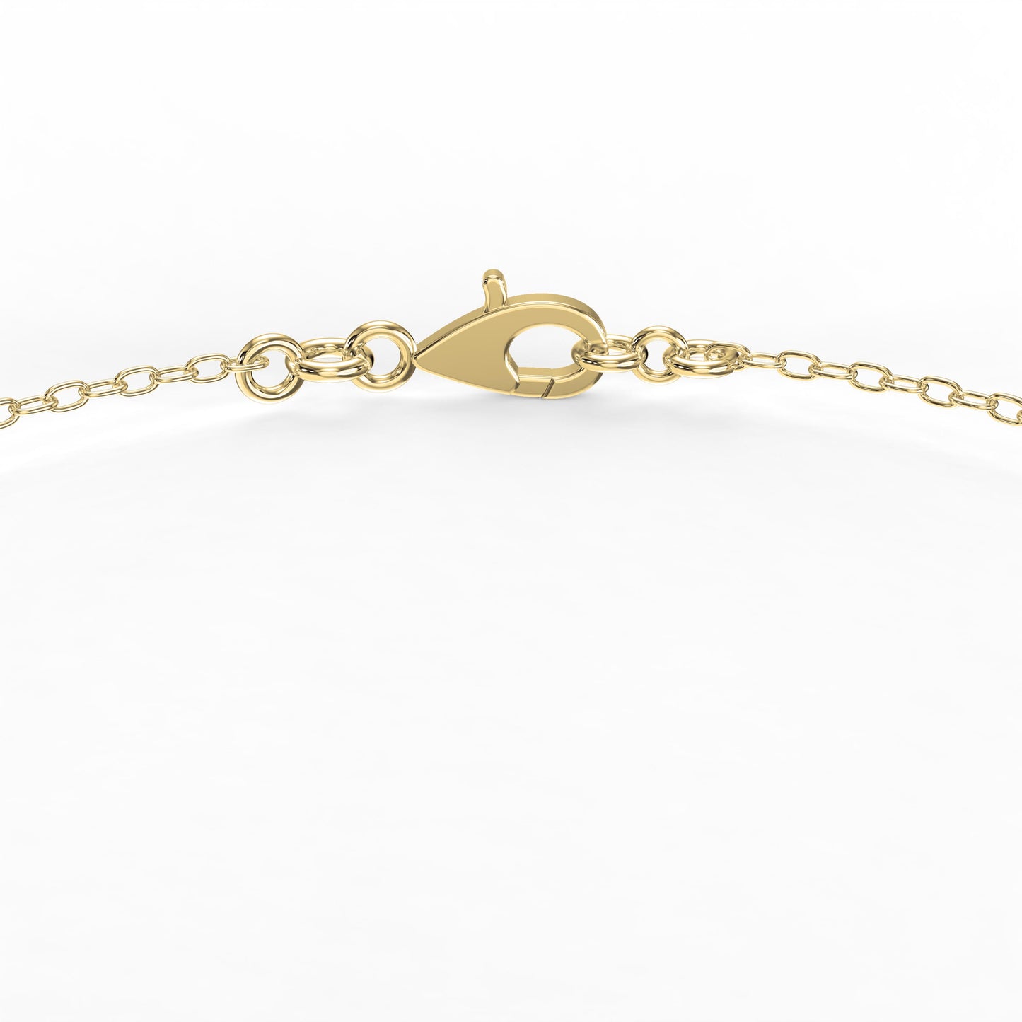 Elegant Marquise Diamond Solitaire Chain Bracelet