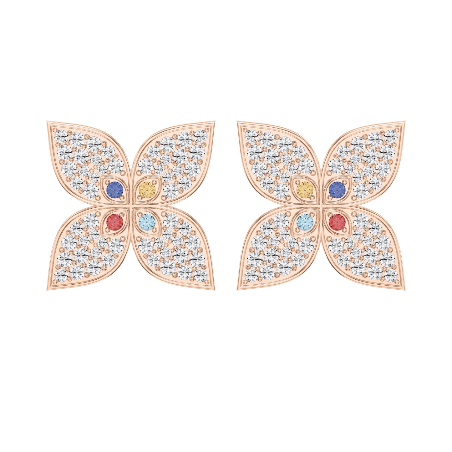 Chromatic Clover Fashion Earrings