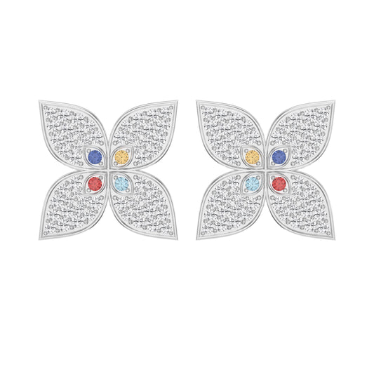 Chromatic Clover Fashion Earrings