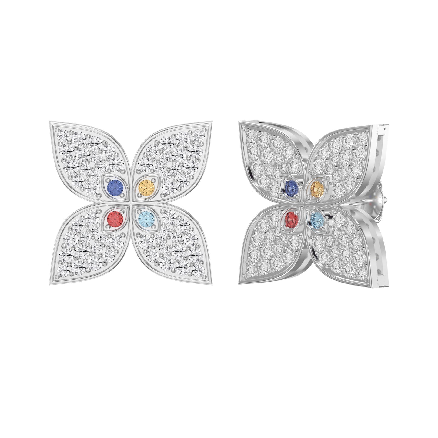 Chromatic Clover Fashion Earrings