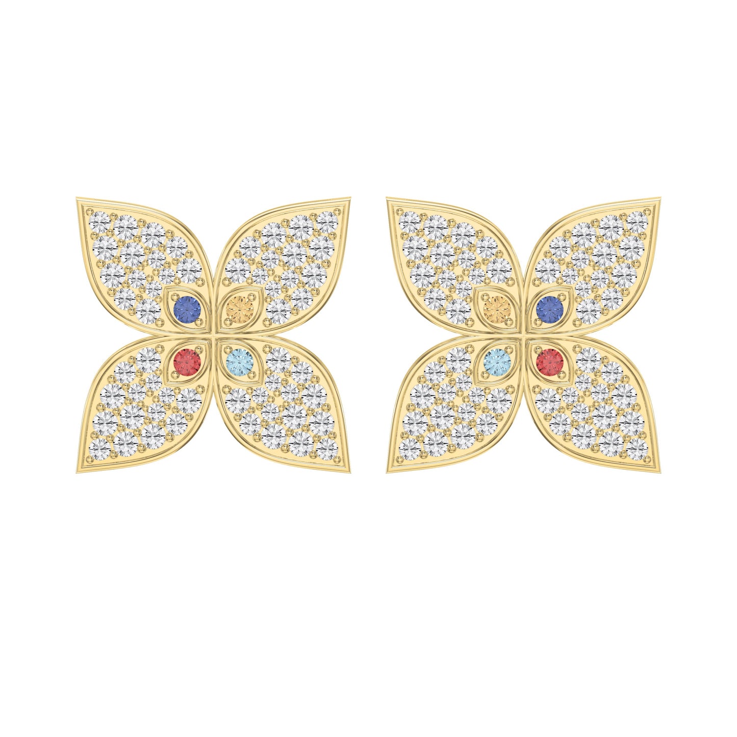 Chromatic Clover Fashion Earrings