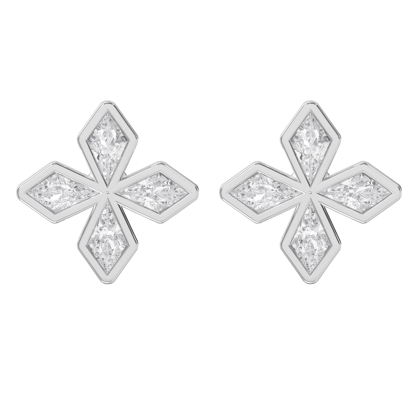 Kite Diamond Celestial Fashion Earrings