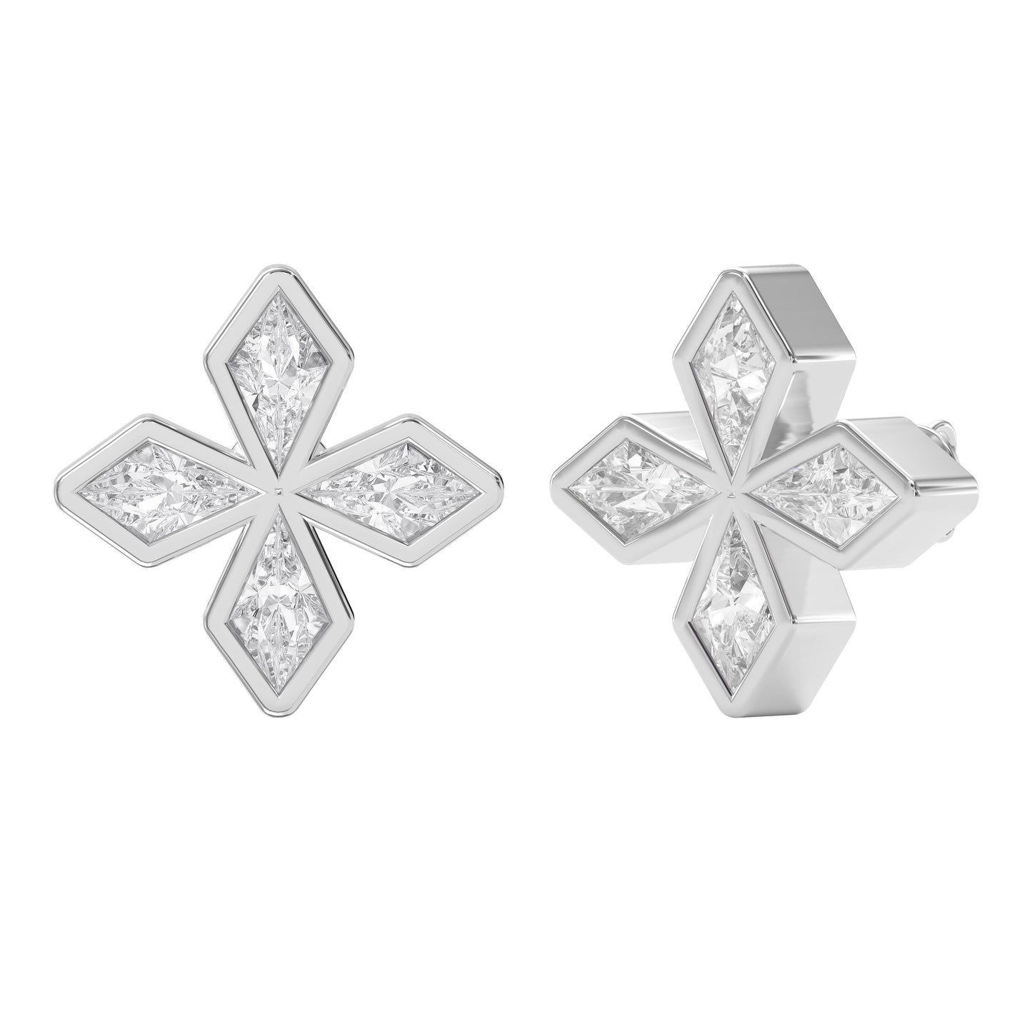 Kite Diamond Celestial Fashion Earrings
