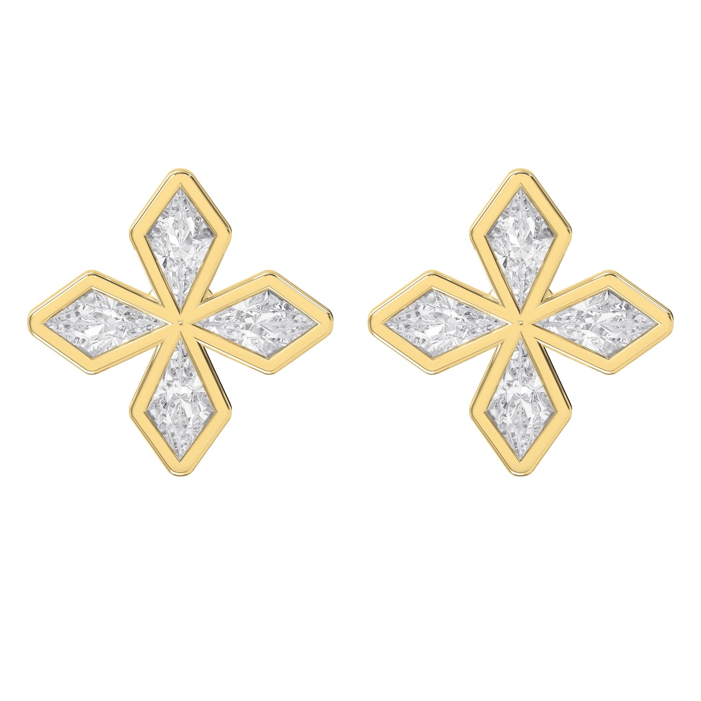 Kite Diamond Celestial Fashion Earrings