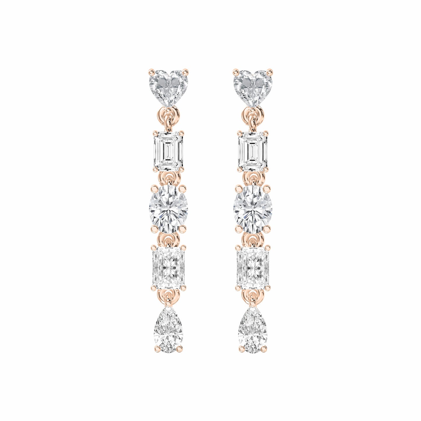 Elegant Multi Drop And Dangle Earring