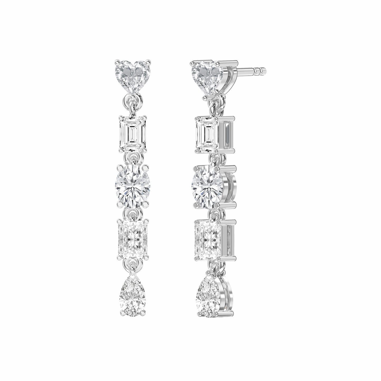 Elegant Multi Drop And Dangle Earring