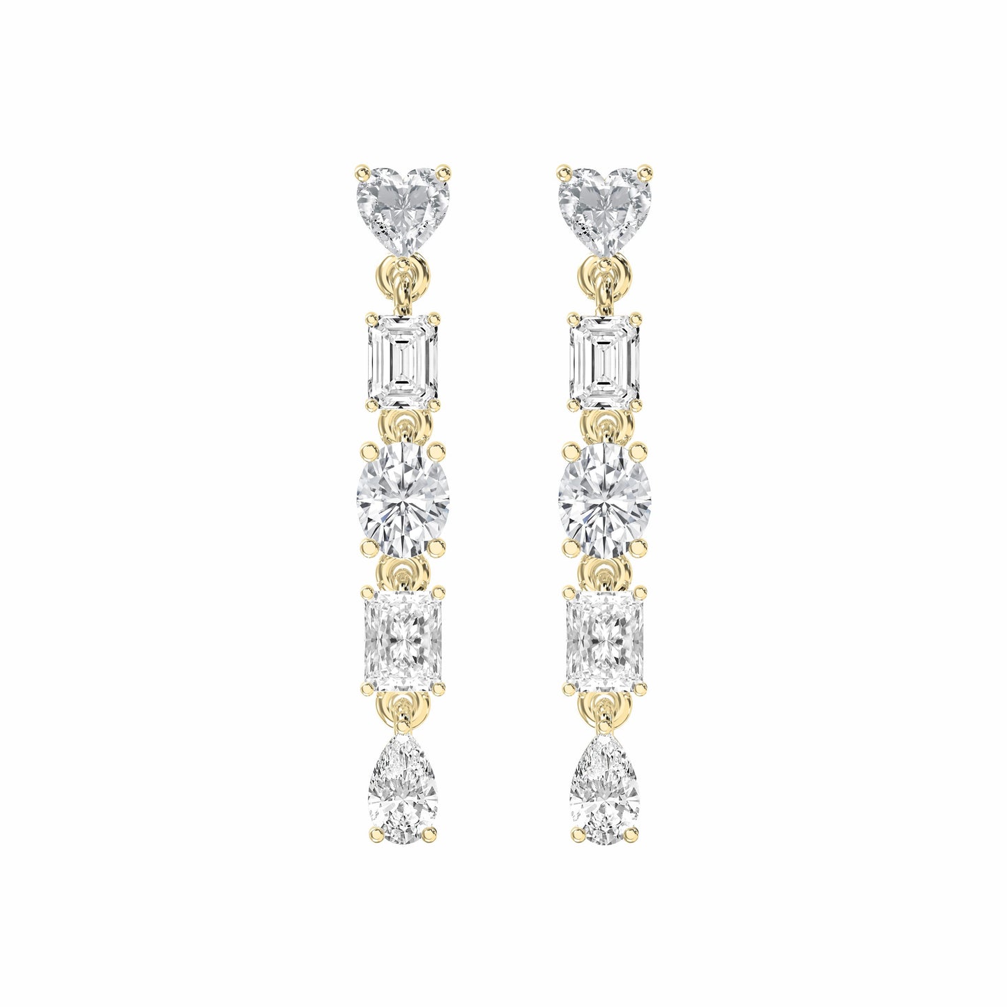 Elegant Multi Drop And Dangle Earring