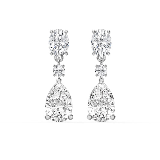 Elegant Diamond Drop Dangle Earring