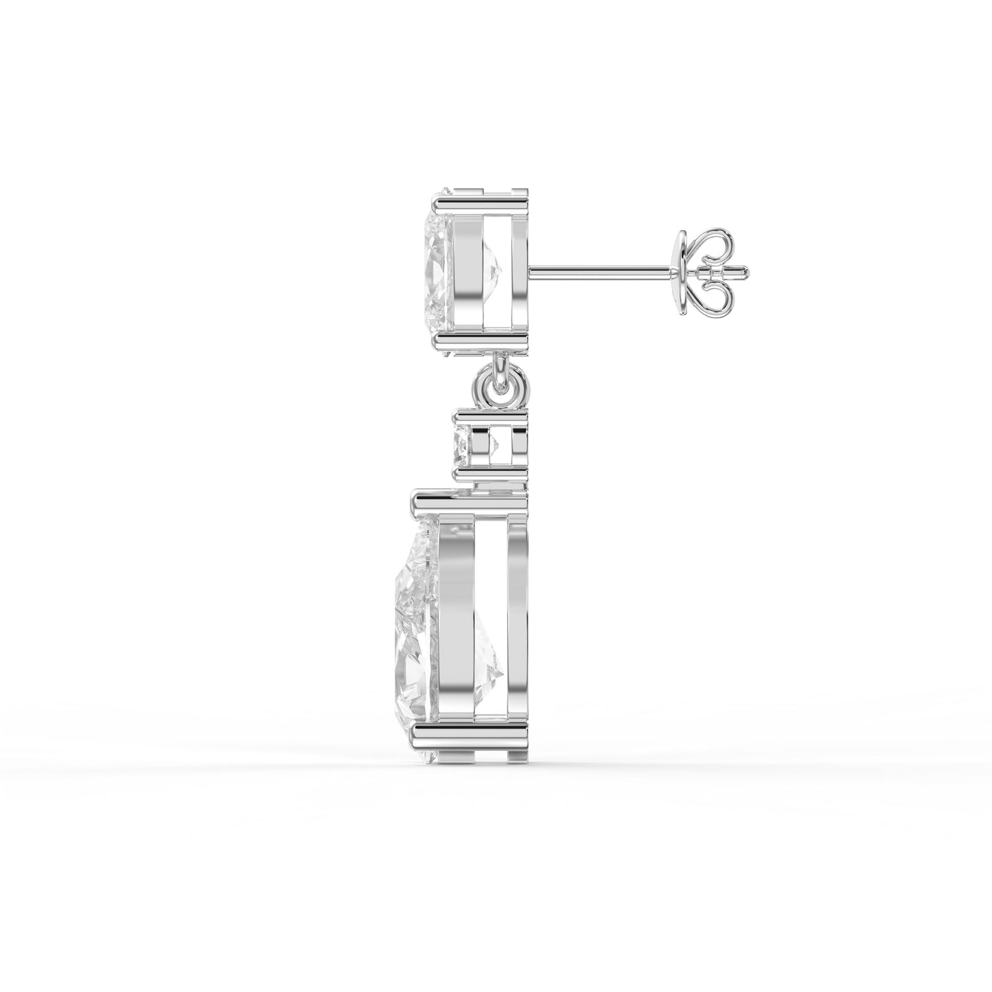 Elegant Diamond Drop Dangle Earring