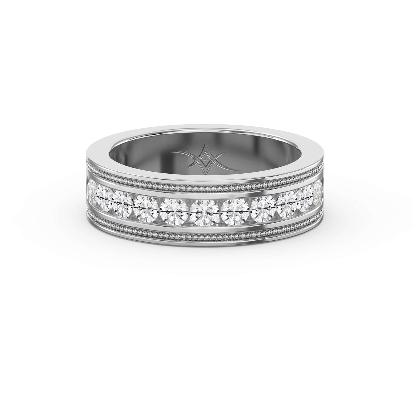 Men’s Half Eternity Handmade Diamond Band ( 1.00-1.10 ct. )